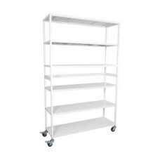 Vertical Grow Shelf Unit -  6 Shelves w/Wheels